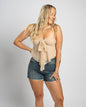 Kool Khaki Bandeau Top