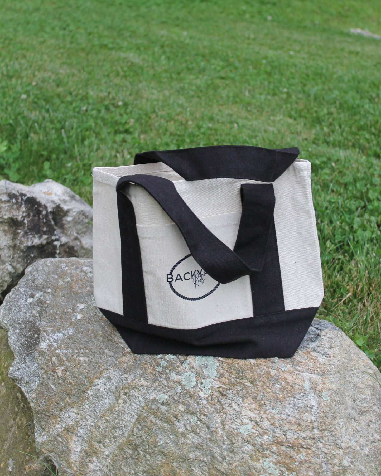 Small Signature Tote Bag - Black