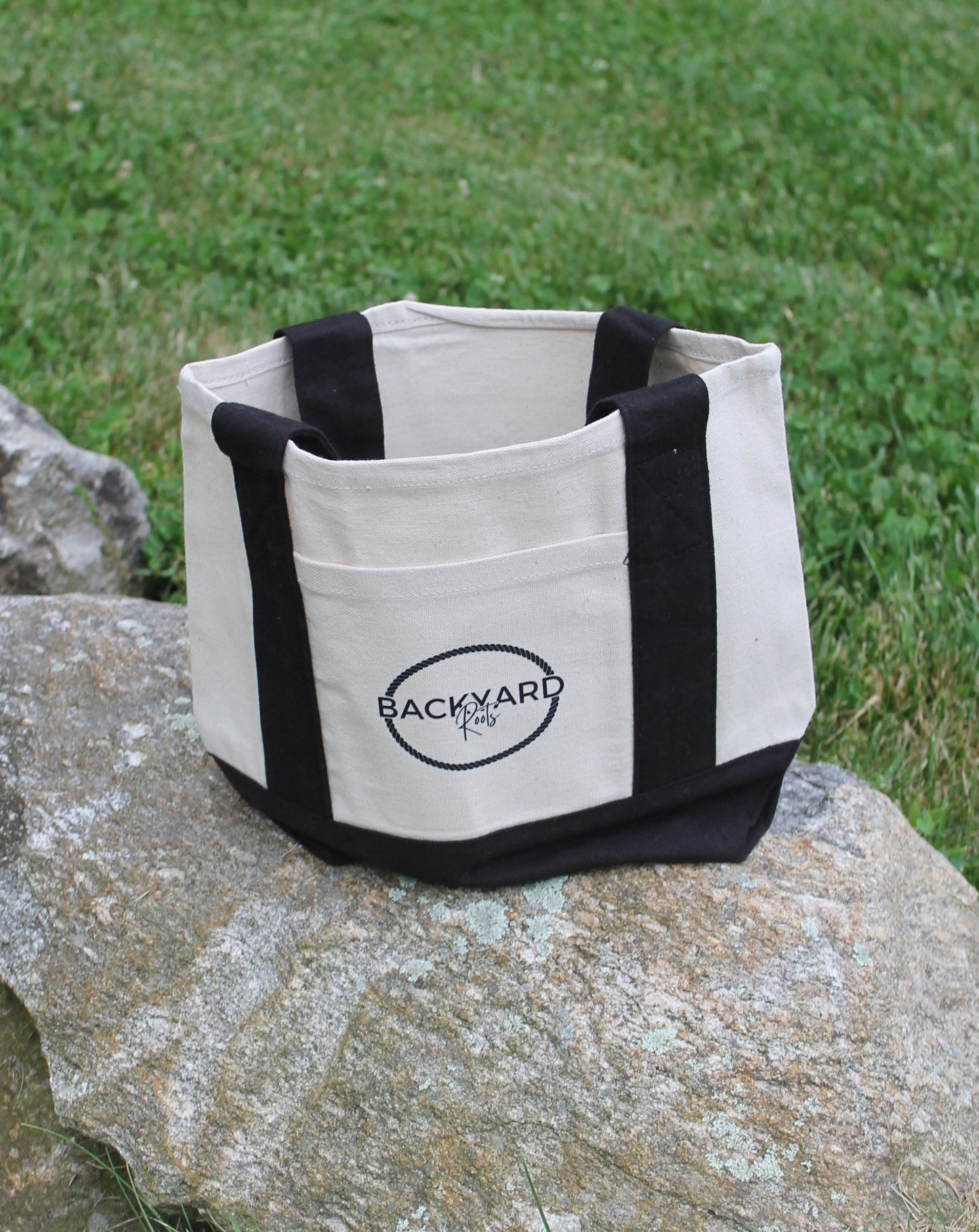 Small Signature Tote Bag - Black