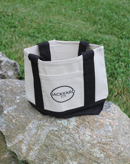 Small Signature Tote Bag - Black