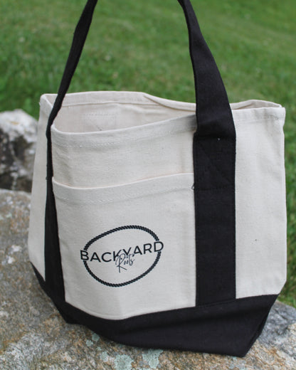 Small Signature Tote Bag - Black