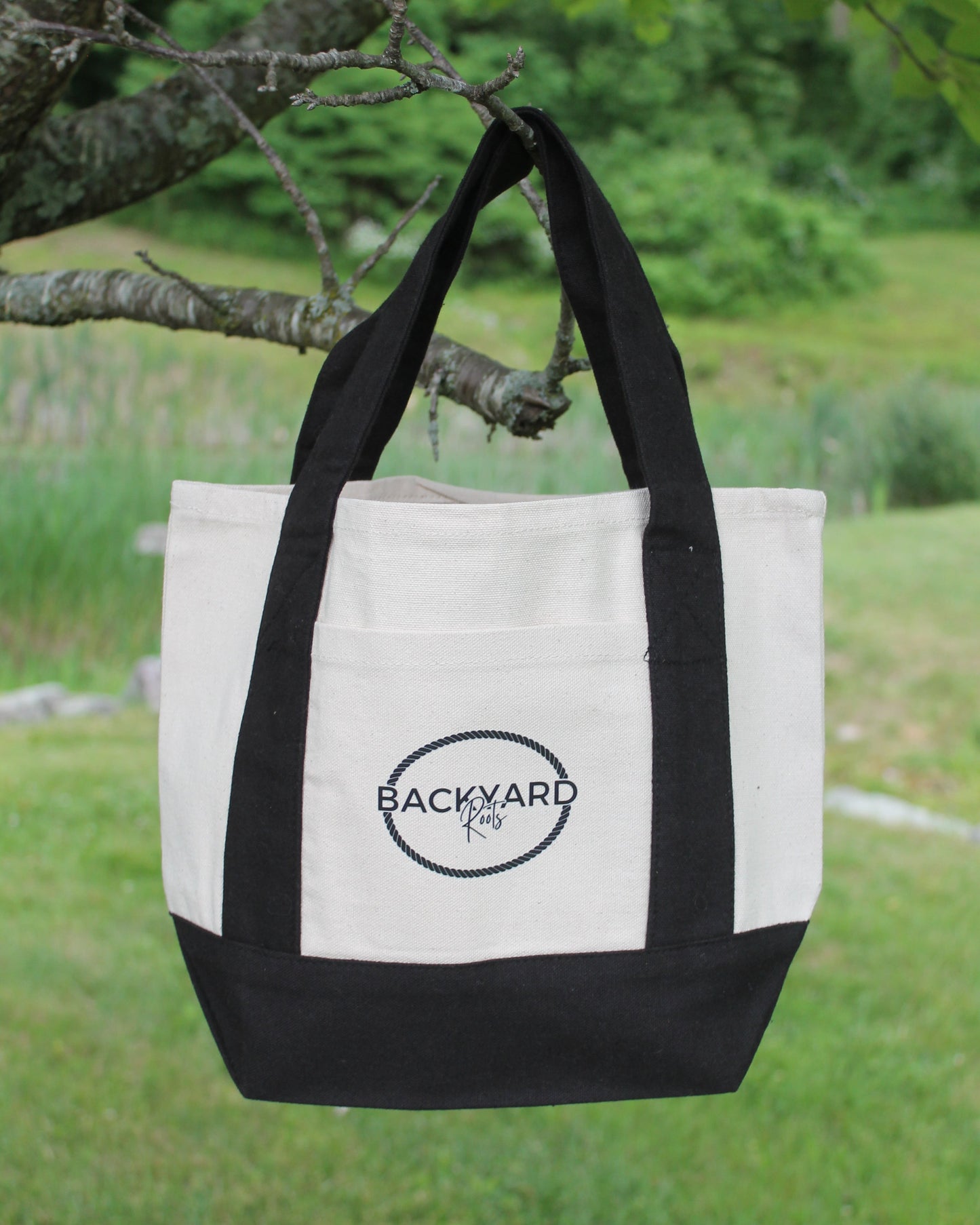 Small Signature Tote Bag - Black