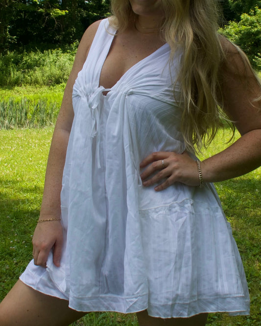 Whisper White Mini Dress