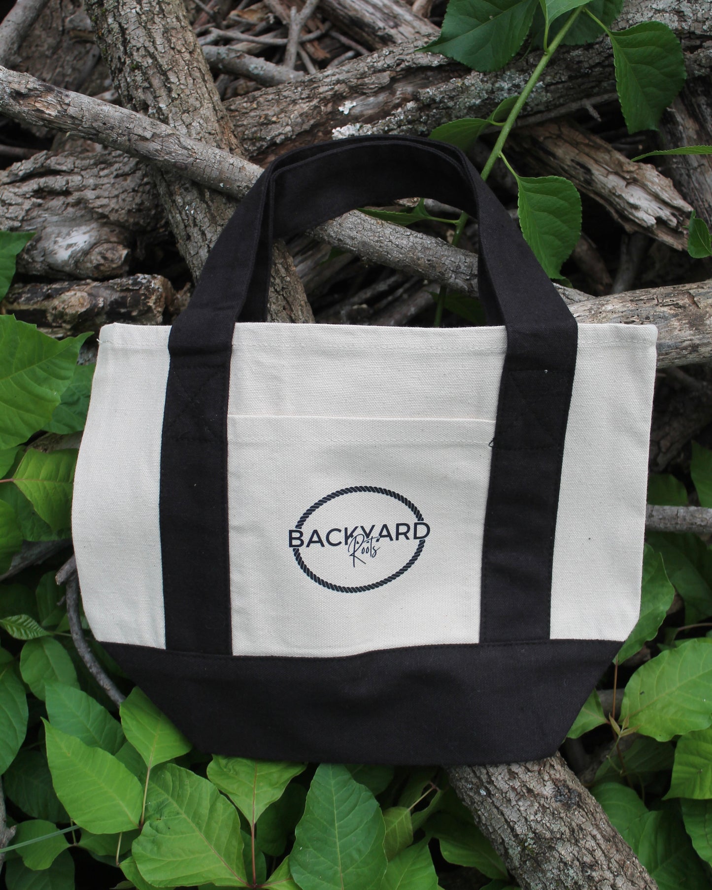 Small Signature Tote Bag - Black