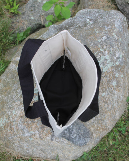 Small Signature Tote Bag - Black