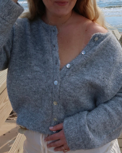 Heather Gray Long Sleeve Cardigan