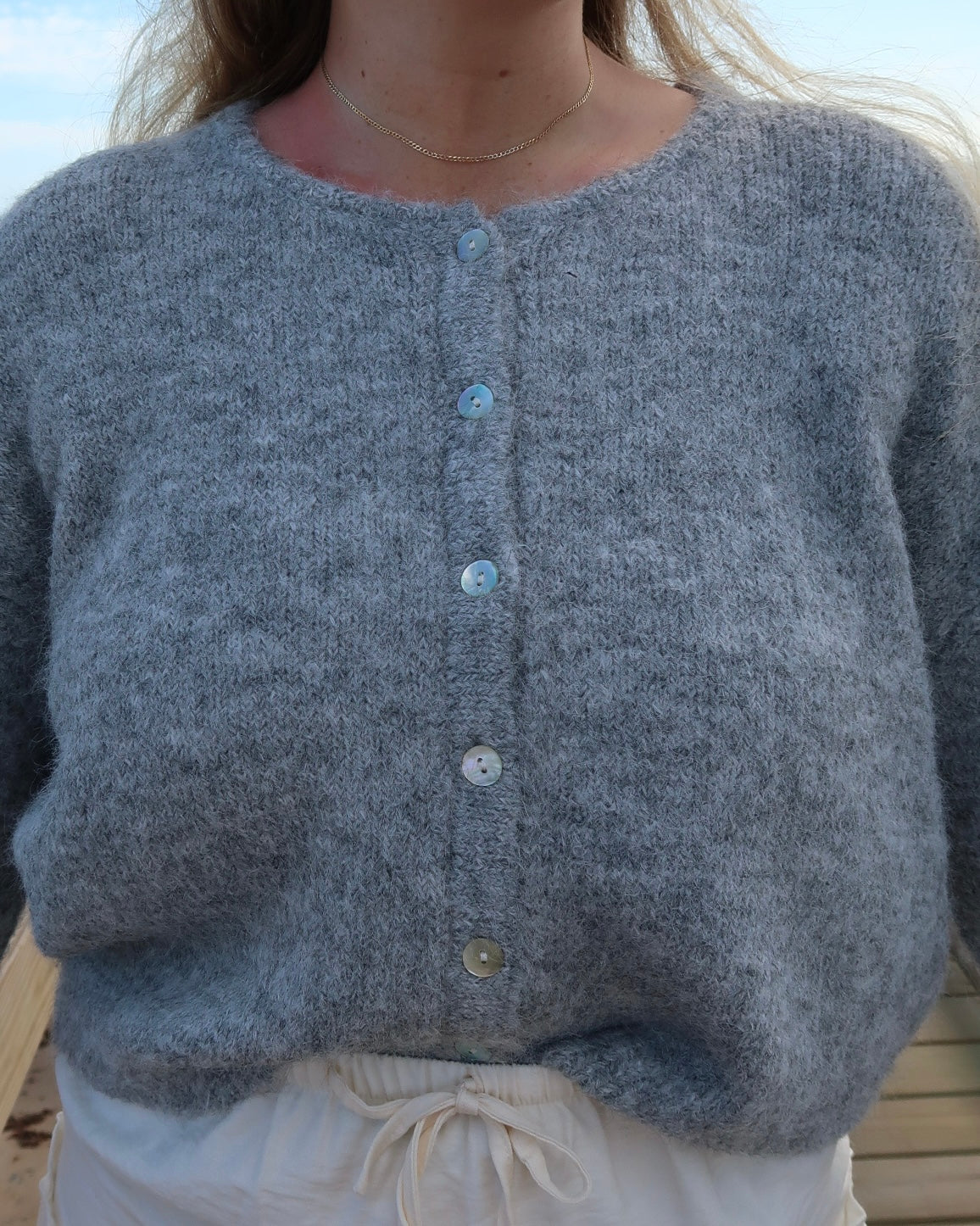 Heather Gray Long Sleeve Cardigan