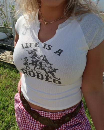 Life Is A Rodeo Graphic Tee