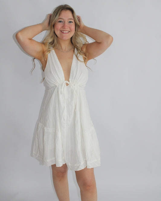 Whisper White Mini Dress