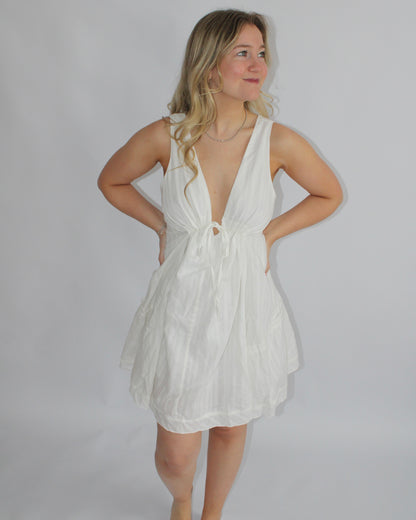 Whisper White Mini Dress