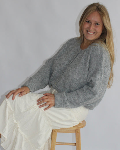 Heather Gray Long Sleeve Cardigan