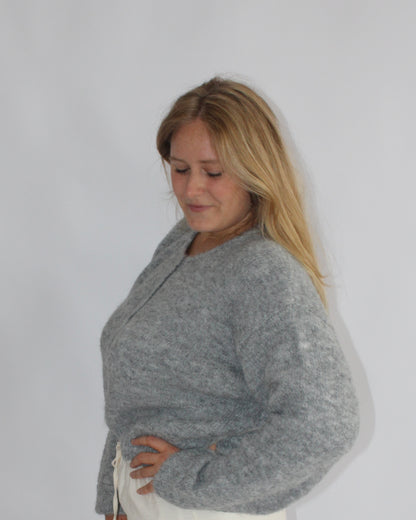 Heather Gray Long Sleeve Cardigan