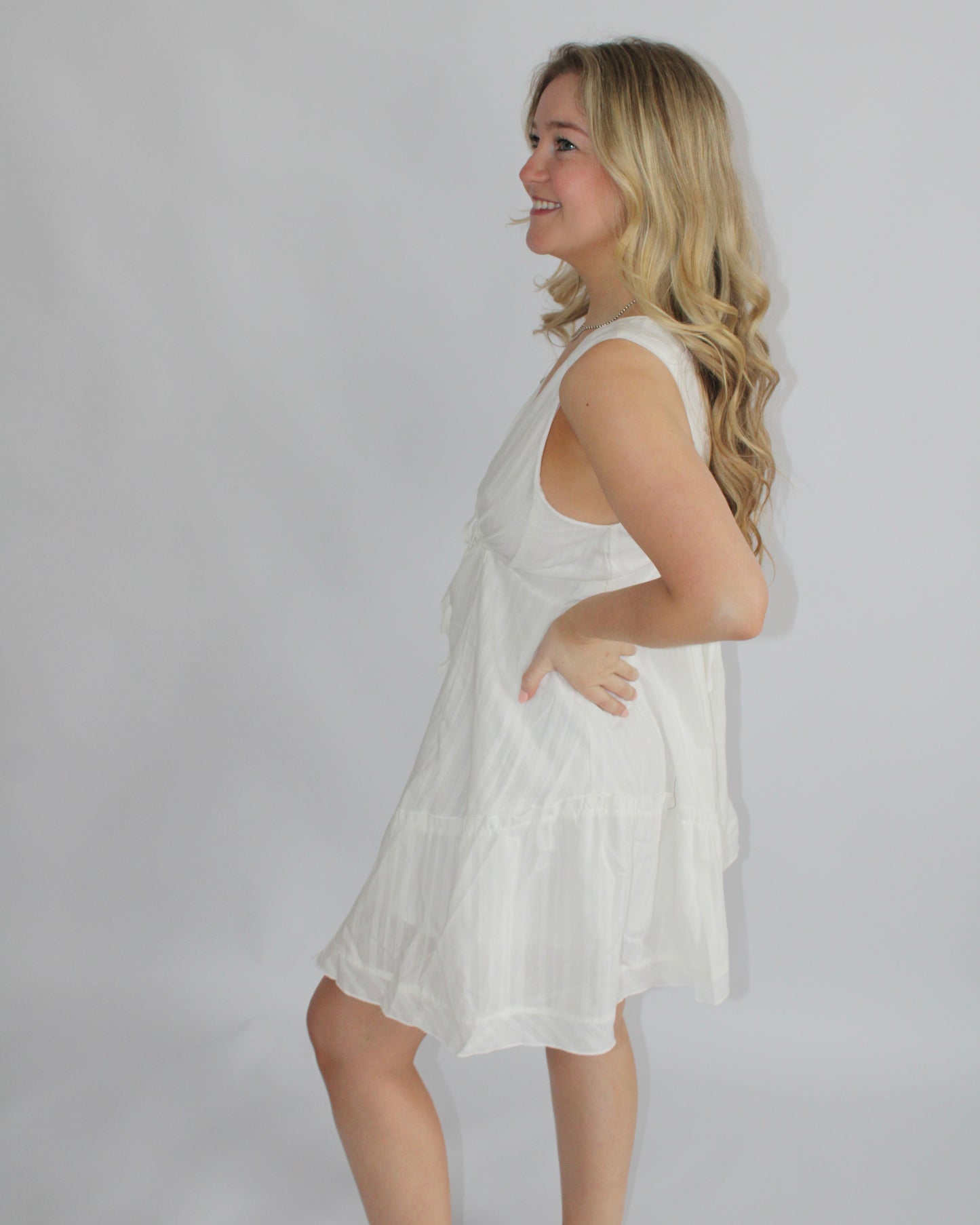 Whisper White Mini Dress